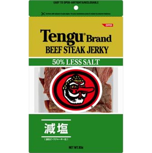 テング ビーフステーキジャーキー減塩９３ｇ □お取り寄せ品 【購入入数２４個】