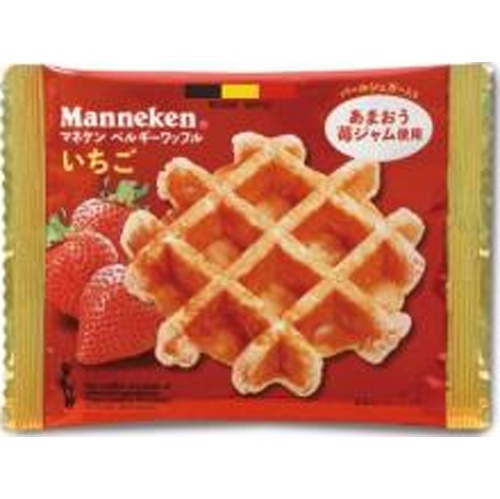 マネケン いちごワッフル １個  【購入入数６個】