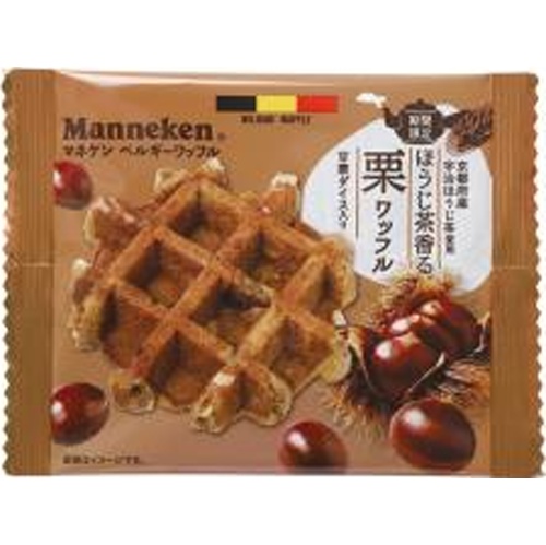 マネケン ほうじ茶香る栗ワッフル 【新商品 8/14 発売】 □お取り寄せ品 【購入入数６個】