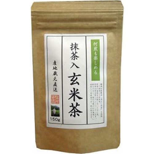 葉桐 香味良 抹茶入玄米茶１５０ｇ △ 【購入入数５個】