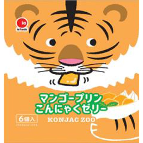 アイエー こんにゃくゼリー マンゴープリン６個 □お取り寄せ品 【購入入数１２個】