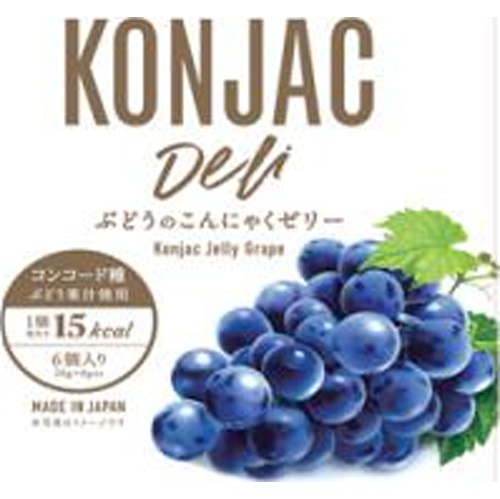 アイエー ぶどうのこんにゃくゼリー ６個 □お取り寄せ品 【購入入数１２個】