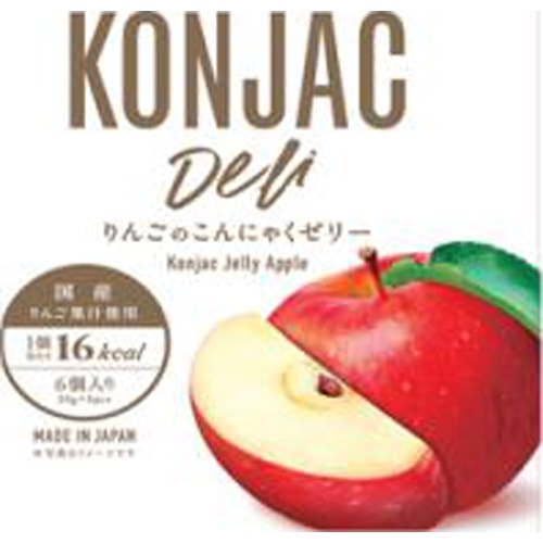 アイエー りんごのこんにゃくゼリー ６個 □お取り寄せ品 【購入入数１２個】