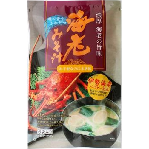 トーノー 海老みそ汁 ６Ｐ □お取り寄せ品 【購入入数３０個】