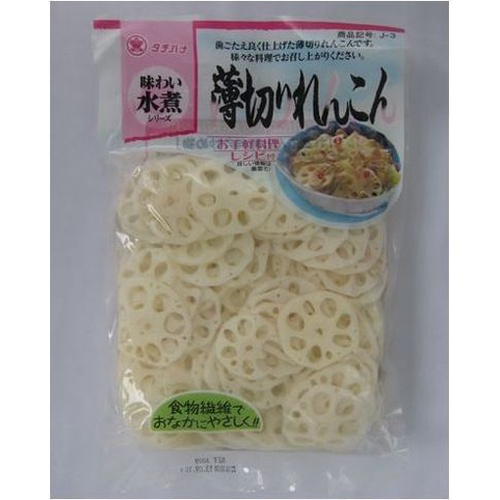 タチバナ 薄切りれんこん水煮 ２５０ｇ □お取り寄せ品 【購入入数２０個】