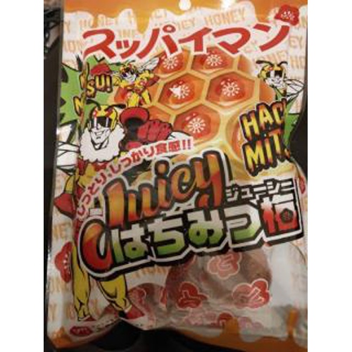 上間 スッパイマンジューシーはちみつ梅７２ｇ □お取り寄せ品 【購入入数１２０個】（入荷までお時間がかかります）