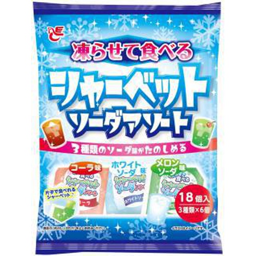 エース 凍らせて食べるシャーベットソーダアソート  【購入入数１６個】