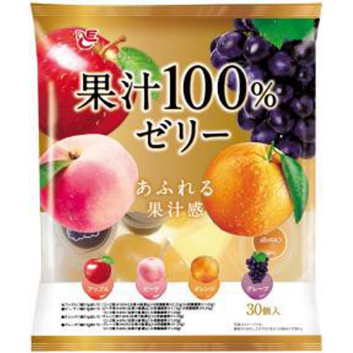エース 果汁１００％ゼリー ３０個 △ 【購入入数１２個】