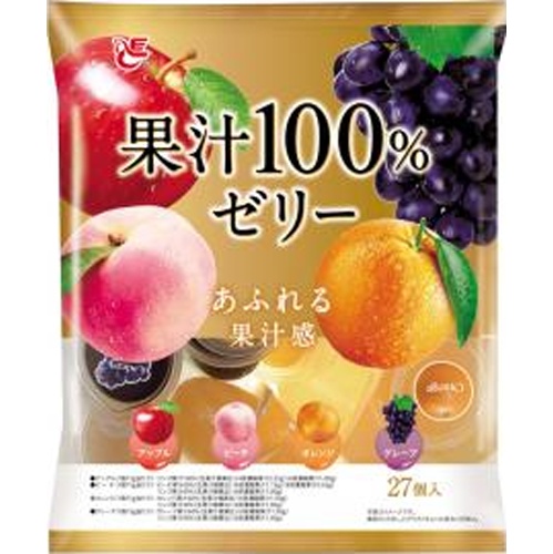 エース 果汁１００％ゼリー ２７個 □お取り寄せ品 【購入入数１６個】（入荷までお時間がかかります）