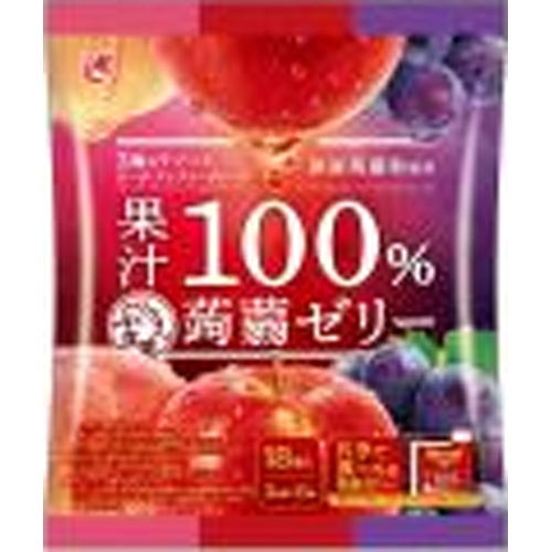 エース 果汁１００％蒟蒻ゼリー１８個 □お取り寄せ品 【購入入数１６個】（入荷までお時間がかかります）