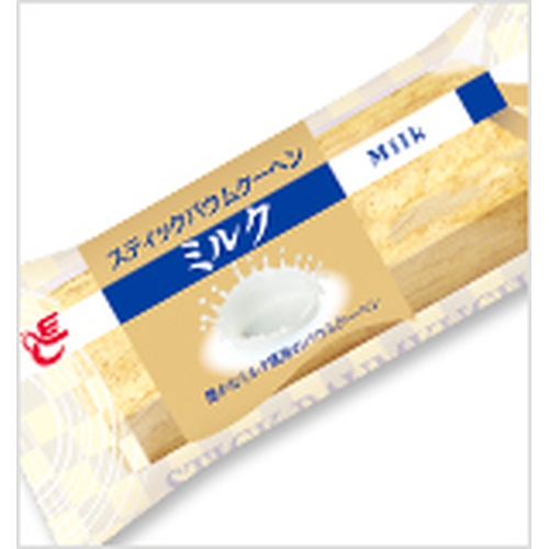 エース スティックバウムクーヘンミルク １個 □お取り寄せ品 【購入入数４８個】（入荷までお時間がかかります）