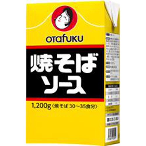 オタフク 焼そばソース 紙１２００ｇ業務用 □お取り寄せ品 【購入入数１５個】（入荷までお時間がかかります）