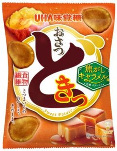 ＵＨＡ おさつどきっ 焦がしキャラメル６０ｇ 【新商品 6/9 発売】【数量限定】【受注締 5/2】 □お取り寄せ品 【購入入数１０個】