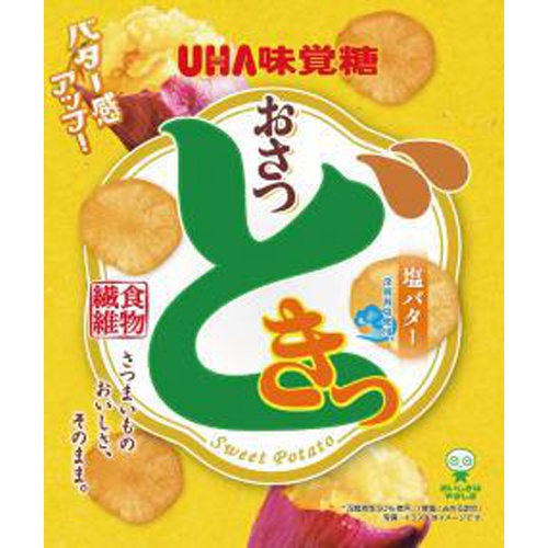 ＵＨＡ おさつどきっ 塩バター味６５ｇ △ 【購入入数１０個】