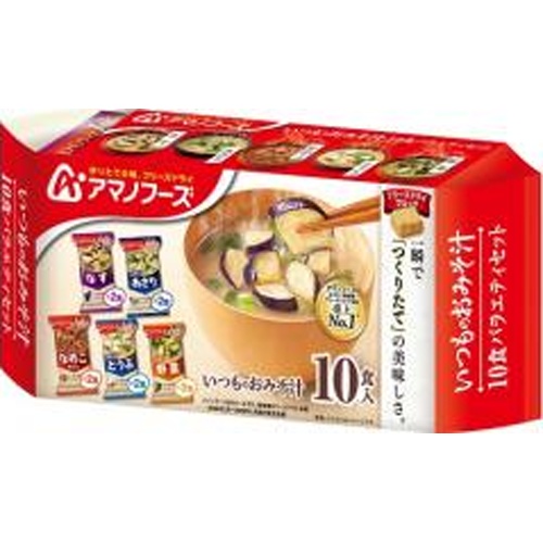 アサヒグループ食品 いつものおみそ汁 １０食バラエティセット □お取り寄せ品 【購入入数６個】