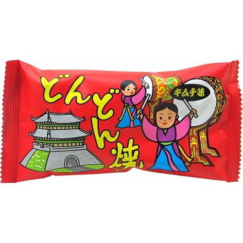 菓道 どんどん焼き キムチ味 【販売制限商品】 □お取り寄せ品 【購入入数３００個】（入荷までお時間がかかります）