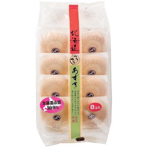 寿 北海道つぶつぶあずき ８個 【今月の特売 菓子】 □お取り寄せ品 【購入入数８個】
