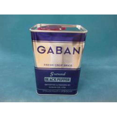 ギャバン 角缶４２０ｇＢペッパー業務用 △ 【購入入数１２個】