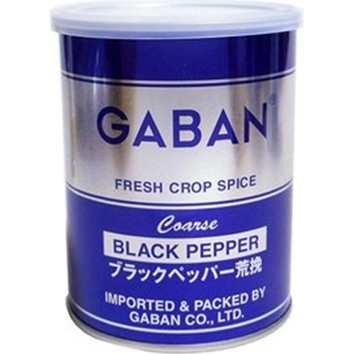 ギャバン ブラックペッパー荒挽缶２１０ｇ業務用 △ 【購入入数１２個】