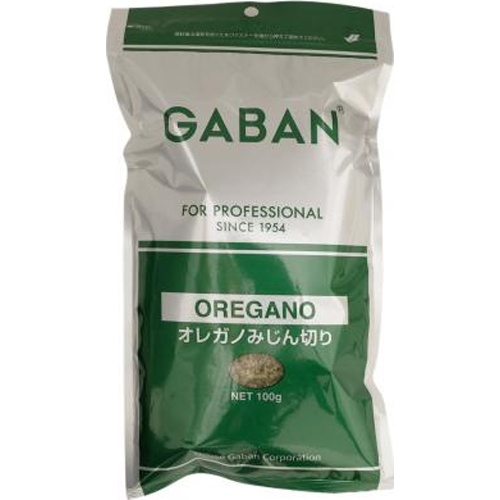 ギャバン オレガノみじん切り 袋１００ｇ △ 【購入入数１０個】