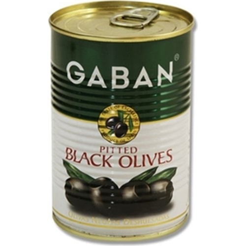 ギャバン ブラックオリーブ（種抜き）４号缶業務用 □お取り寄せ品 【購入入数１２個】（入荷までお時間がかかります）