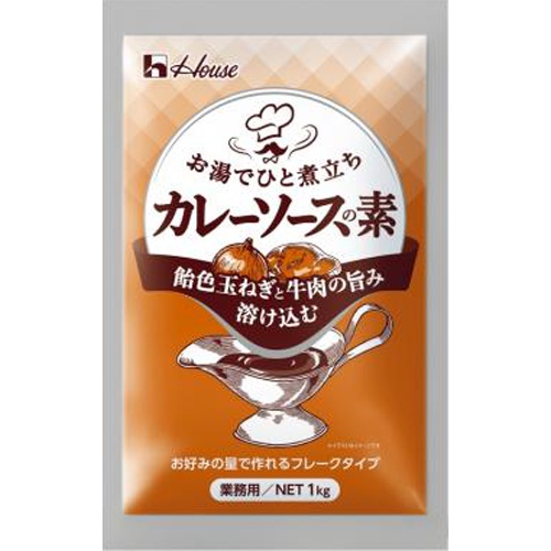 ハウス食品 カレーソースの素１ｋｇ業務用 【新商品 3/28 発売】 □お取り寄せ品 【購入入数１０個】（入荷までお時間がかかります）