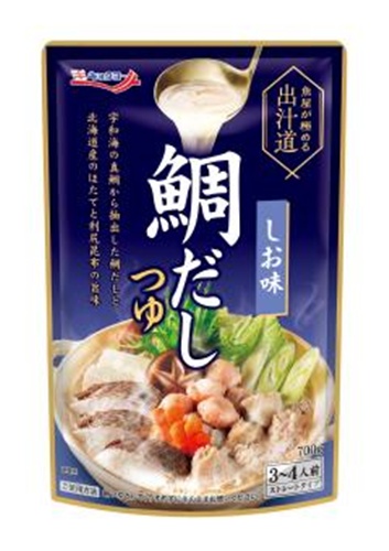 極洋 魚屋が極める出汁道 鯛だしつゆしお味７００ｇ 【新商品 9/1 発売】 □お取り寄せ品 【購入入数１６個】