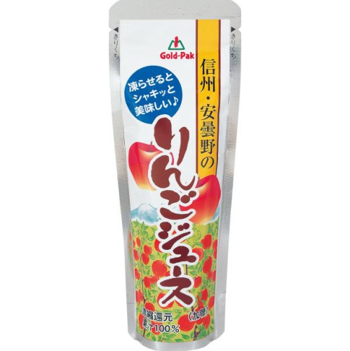 ゴールドパック 信州安曇野のリンゴジュース８０ｇ □お取り寄せ品 【購入入数２０個】