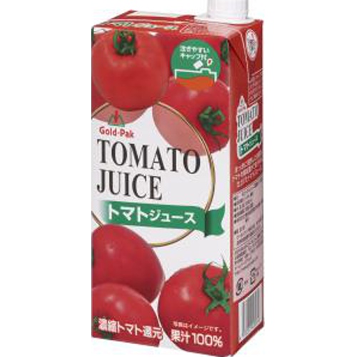 ゴールドパック トマトジュース１Ｌ □お取り寄せ品 【購入入数６個】