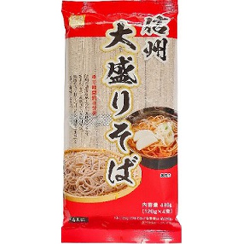 柄木田 信州大盛りそば ４８０ｇ 【今月の特売 麺類】 【購入入数２０個】