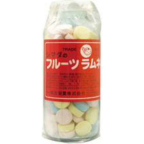 島田 大瓶フルーツラムネ２５０ｇ □お取り寄せ品 【購入入数１２個】（入荷までお時間がかかります）