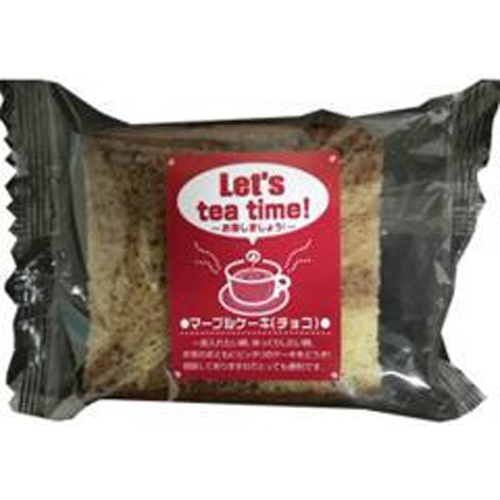 芹井大黒堂 マーブルケーキ １個 △ 【購入入数１２０個】