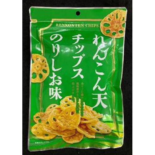 久慈食品 れんこん天チップス のりしお味５０ｇ △ 【購入入数１２個】