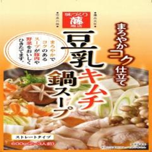 藤商店 豆乳キムチ鍋スープ ６００ｇ 【新商品 9/1 発売】 □お取り寄せ品 【購入入数３０個】