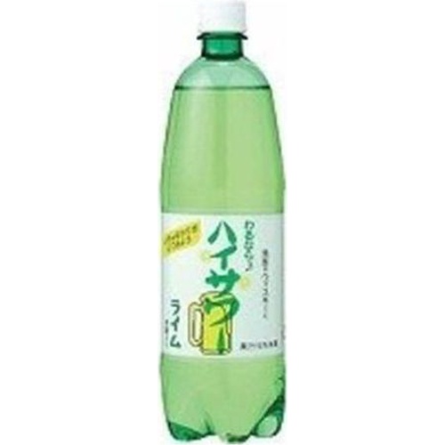 博水社 ハイサワー１Ｌ ライム 【今月の特売 飲料水】 □お取り寄せ品 【購入入数１５個】