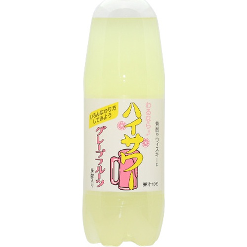 博水社 ハイサワー１Ｌ Ｇフルーツ 【今月の特売 飲料水】 □お取り寄せ品 【購入入数１５個】