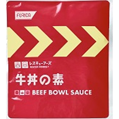 レスキューフーズ 牛丼の素 【新商品 5/22 発売】 □お取り寄せ品 【購入入数２４個】