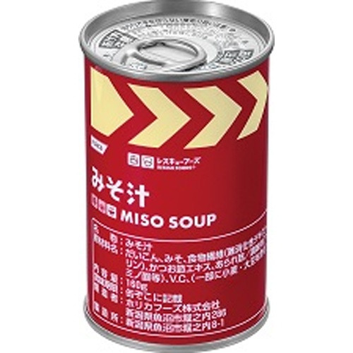 レスキューフーズ みそ汁 【新商品 5/22 発売】 □お取り寄せ品 【購入入数２４個】
