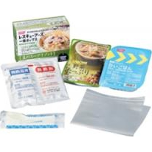 レスキューフーズ一食ボックス豆のスープリゾット 【新商品 5/22 発売】 □お取り寄せ品 【購入入数１２個】