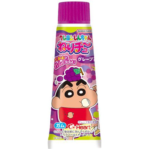 ハート クレヨンしんちゃんねりチューグレープ  【購入入数１２０個】
