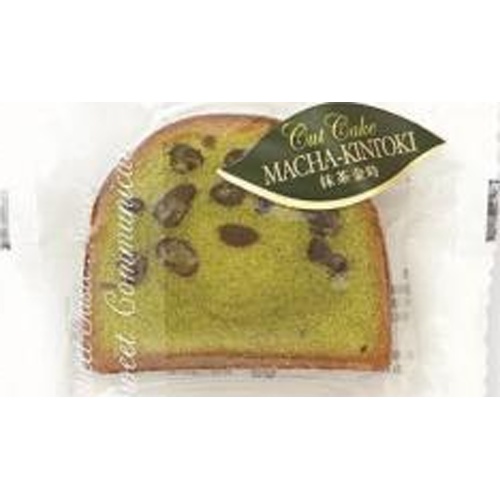 ★名月製菓 カットケーキ 抹茶金時１個 □お取り寄せ品 【購入入数１０個】