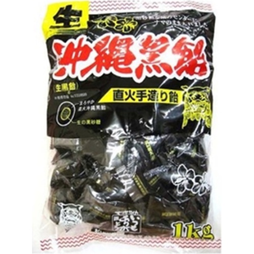 松屋（生）沖縄黒飴 １ｋｇ △ 【購入入数６個】