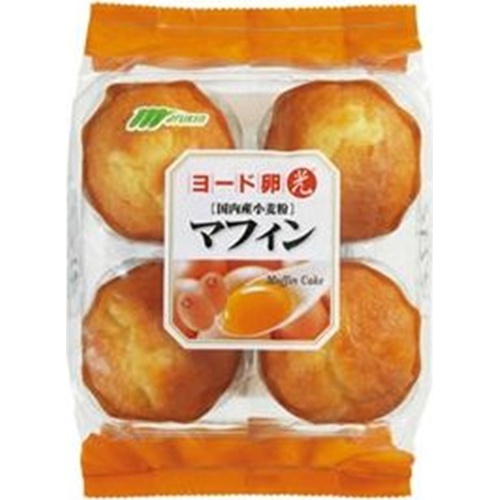 マルキン ヨード卵マフィンケーキ４個  【購入入数８個】