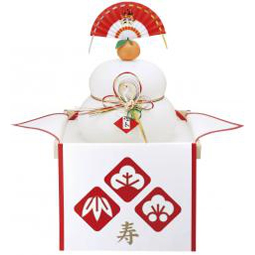 マルシン 特大号 切餅入お供え餅金三方付 ２．５ｋｇ □お取り寄せ品 【購入入数１個】