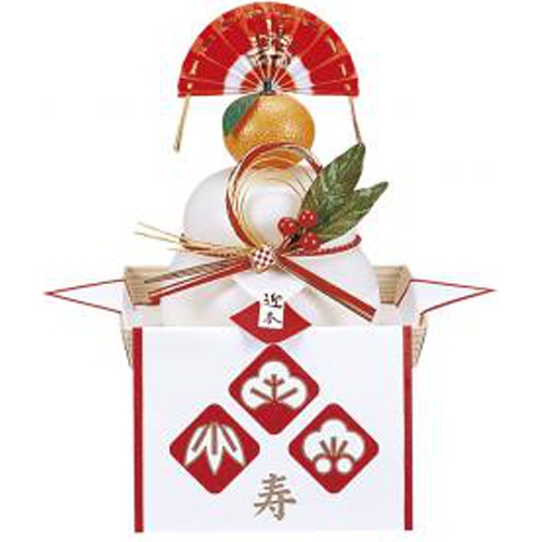 マルシン ０号切餅入お供え餅 金三方組立 １５０ｇ □お取り寄せ品 【購入入数１２個】