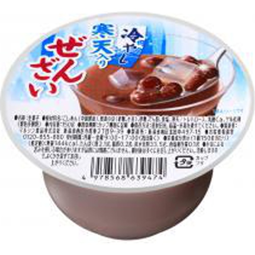 マルシン 冷やし寒天入りぜんざい □お取り寄せ品 【購入入数４８個】