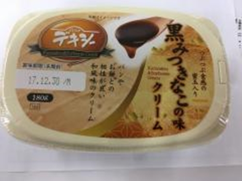 丸和 デキシー黒みつきなこの味クリーム １８０ｇ □お取り寄せ品 【購入入数１２個】