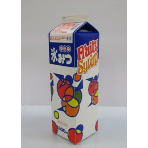 ハニー 氷みつＡタイプ真っ赤なりんご１．８Ｌ業務用 【数量限定】 □お取り寄せ品 【購入入数８個】