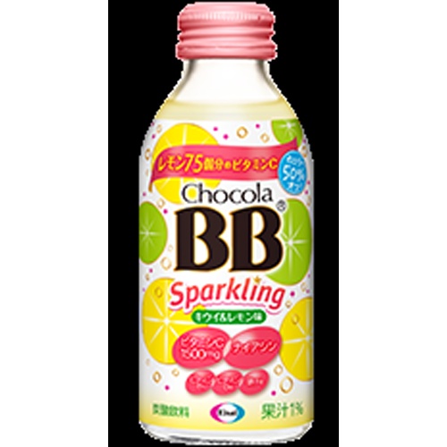 チョコラＢＢスパークリングキウイ＆レモン１４０ｍｌ □お取り寄せ品 【購入入数６個】
