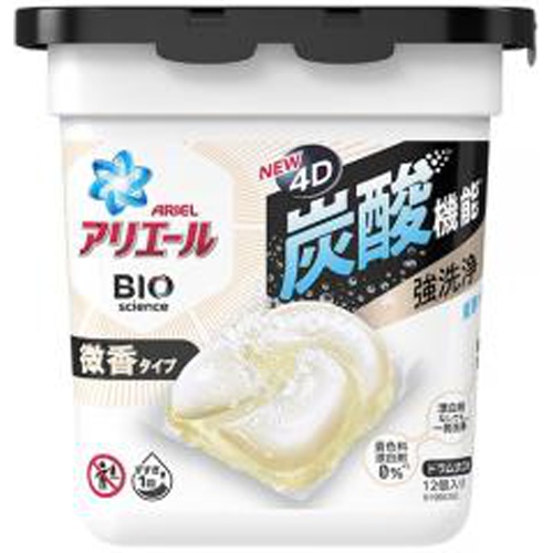 アリエール ジェルボール４Ｄ微香本体１２個 □お取り寄せ品 【購入入数６個】